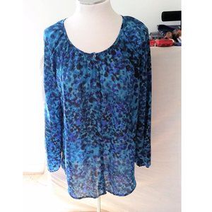 Liz Claiborne Blue Blouse